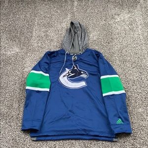 Men’s Vancouver Canucks Adidas Jersey Hoodie